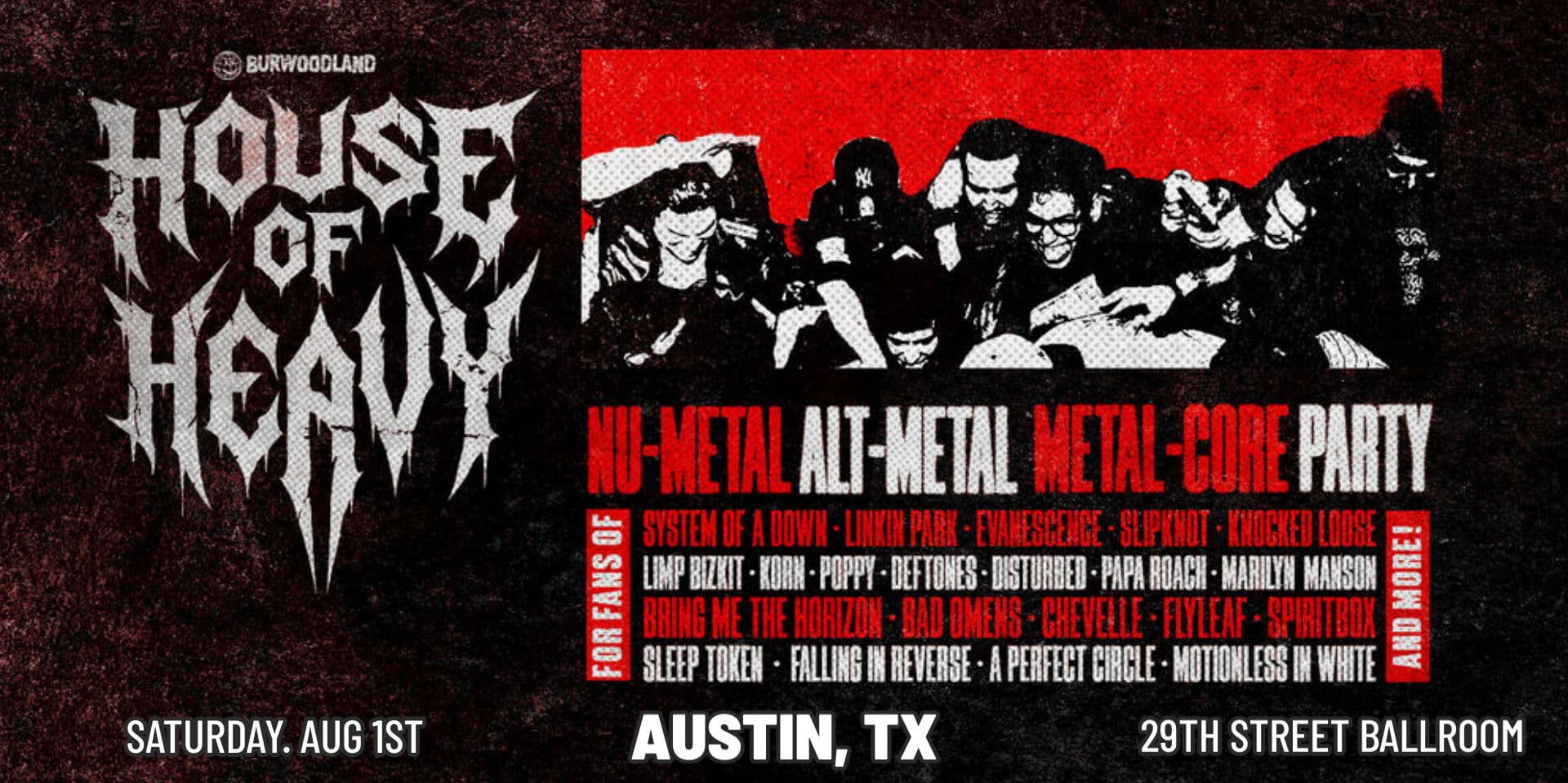 Resound Presents: House of Heavy at 29th St Ballroom on 8/1