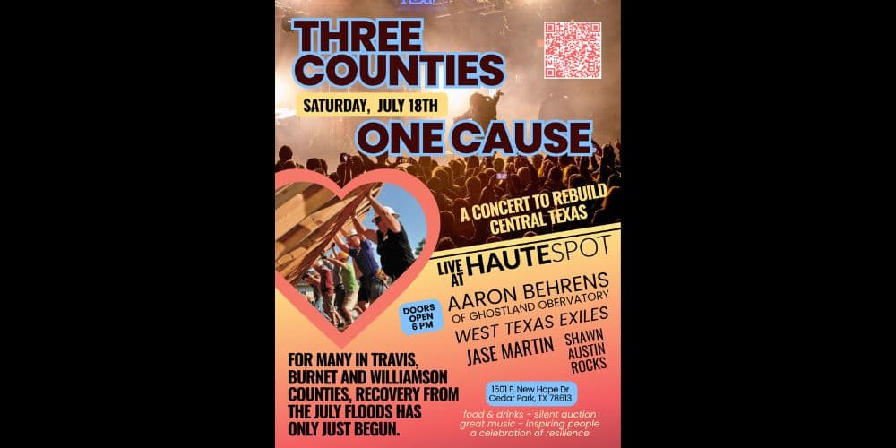 A Concert to Rebuild Central Texas Live in Cedar Park, Tx