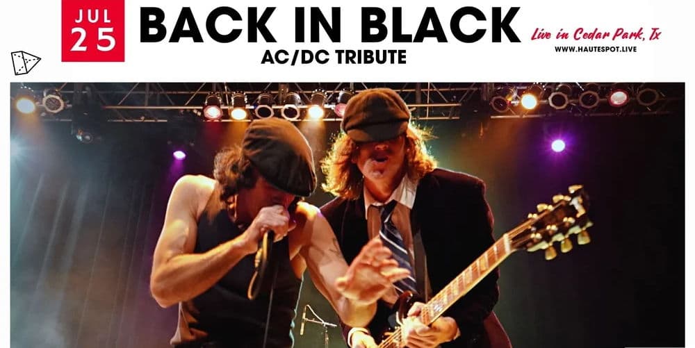Back in Black AC/DC Tribute live at Haute Spot