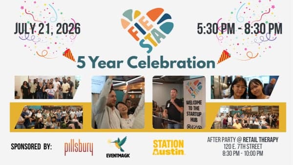 FIESTA in July, Celebrating 5 Years!