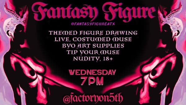 Live, Nude Model Fantasy-Themed - Short Pose Drawing
